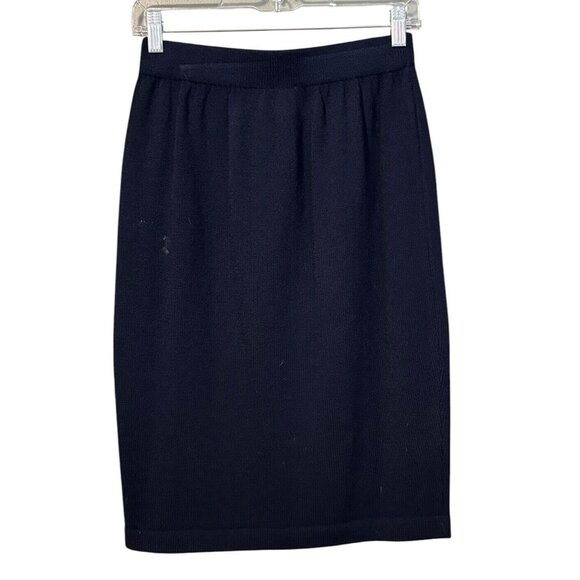 VTG St John Basics Knit Classic Cardigan Jacket w Top & Skirt Size Check Pics - Picture 6 of 16